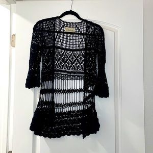 Cleobella cardigan. Black, size small. Gently worn.